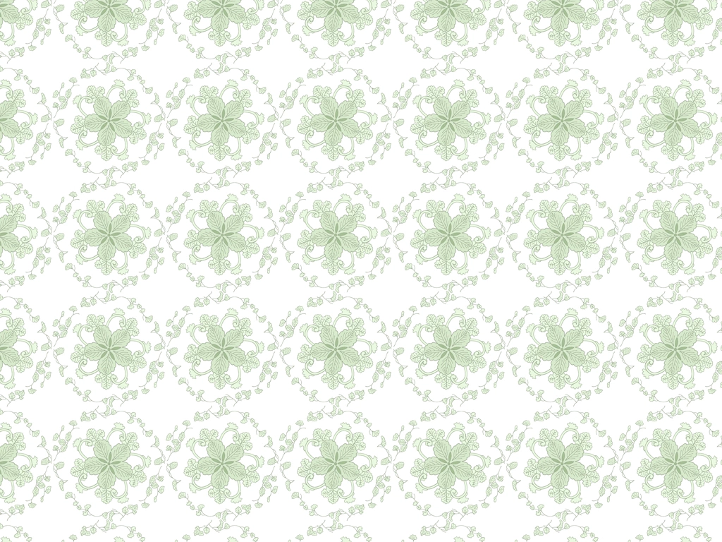 Set of 5 Botanival Pattern Background Illustrations and Vectors | Green aand White