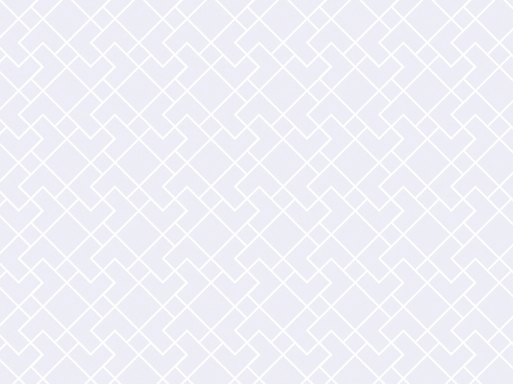 Geometric Pattern with White Lines and Light Gray-Purple Background