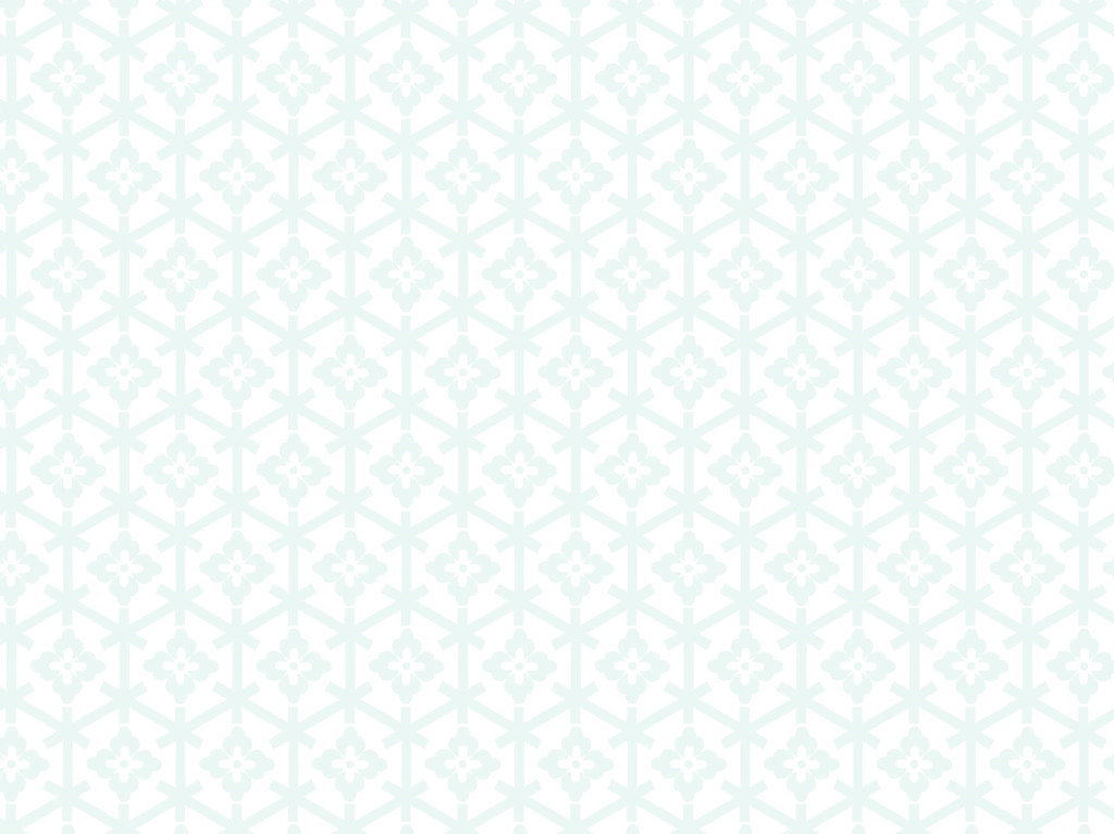 Pale Green Hanabishi And Tortoiseshell Pattern With White Background