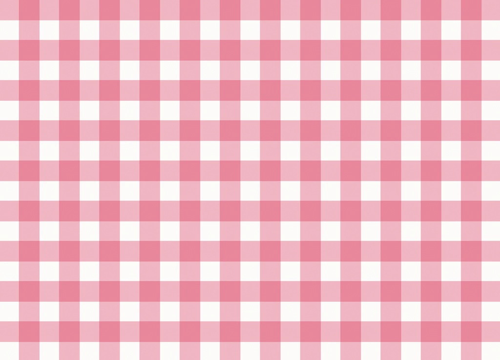 Pink and White Tartan Plaid Background