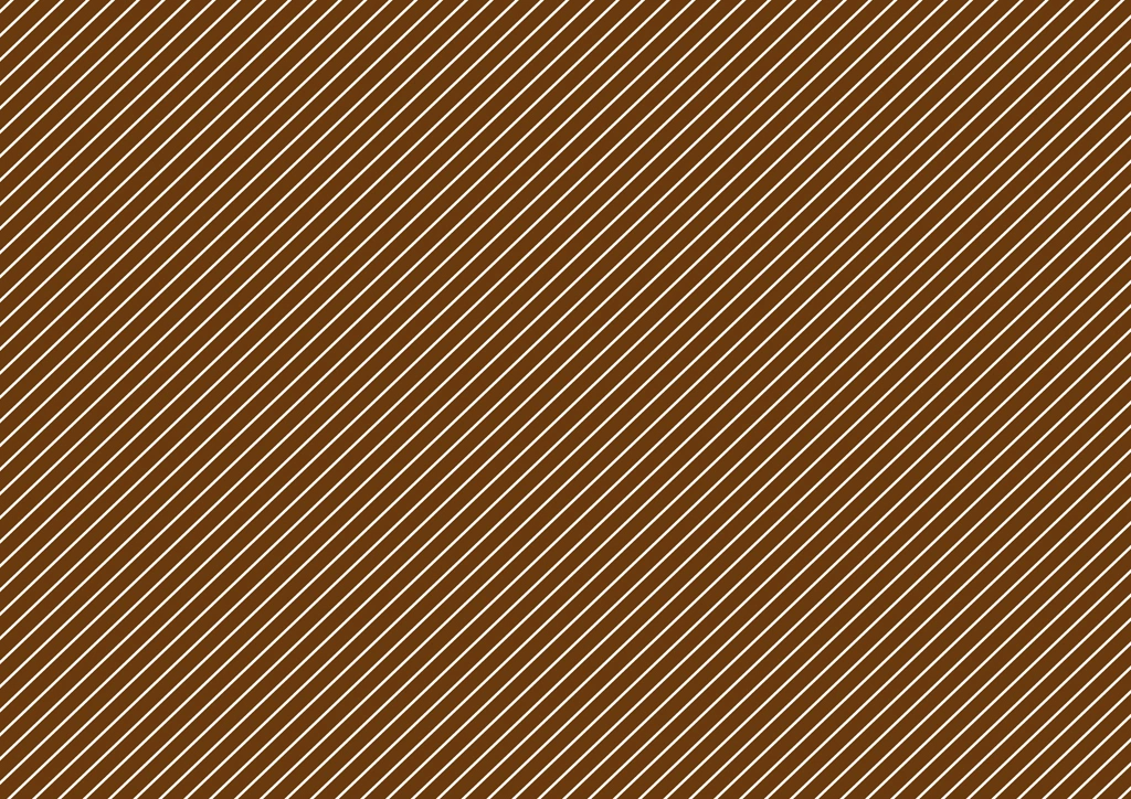 White Diagonal Stripes with Brown Background