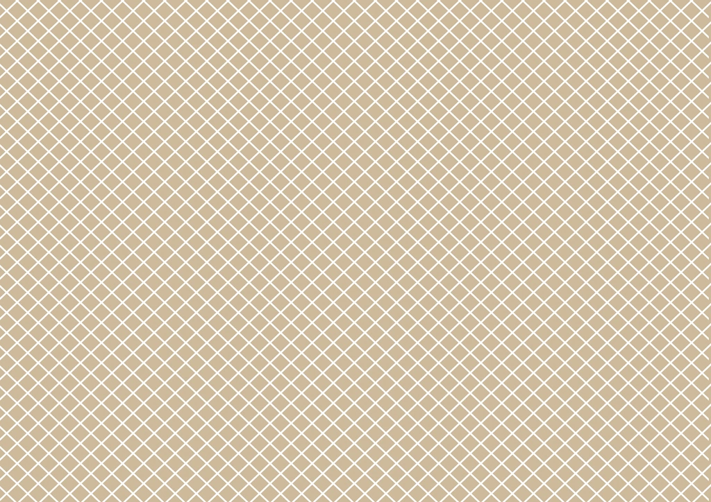 White Checkered Pattern with Sand Beige Background