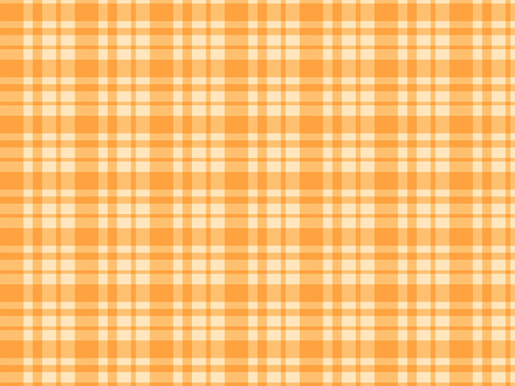 Orange Tartan Plaid Background