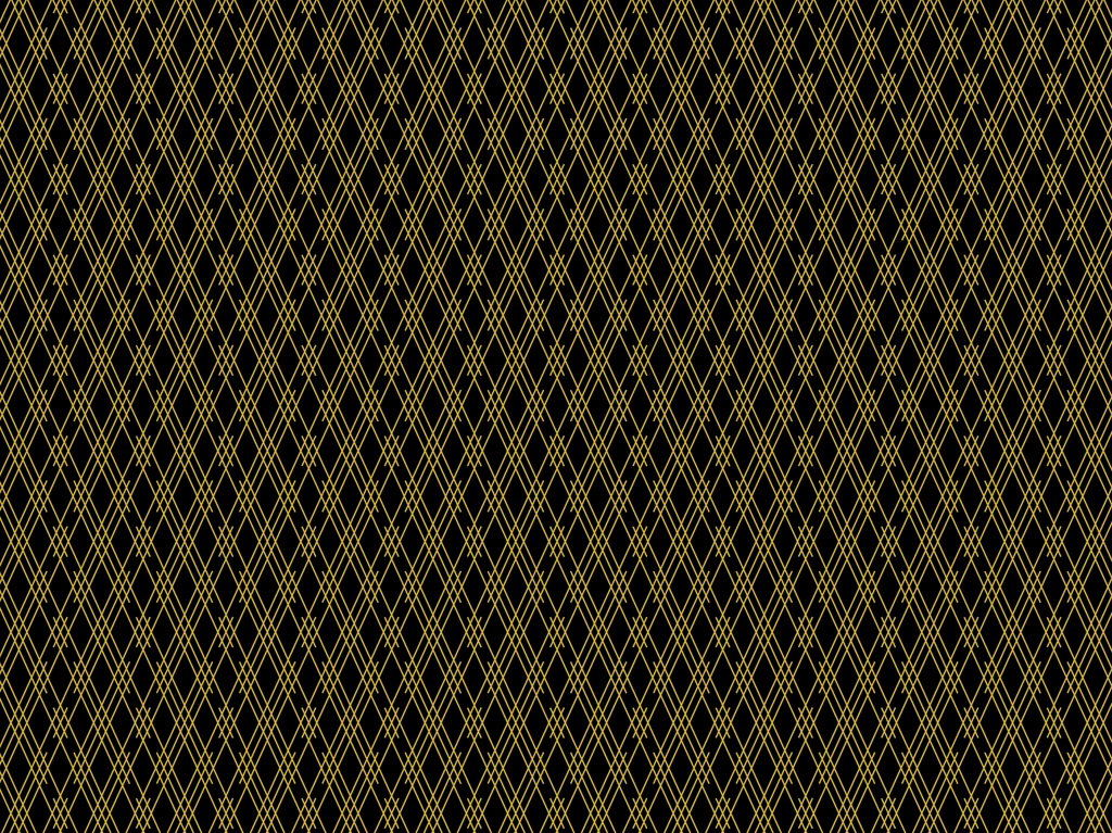 Gold Vertical Diamond Pattern with Black Background