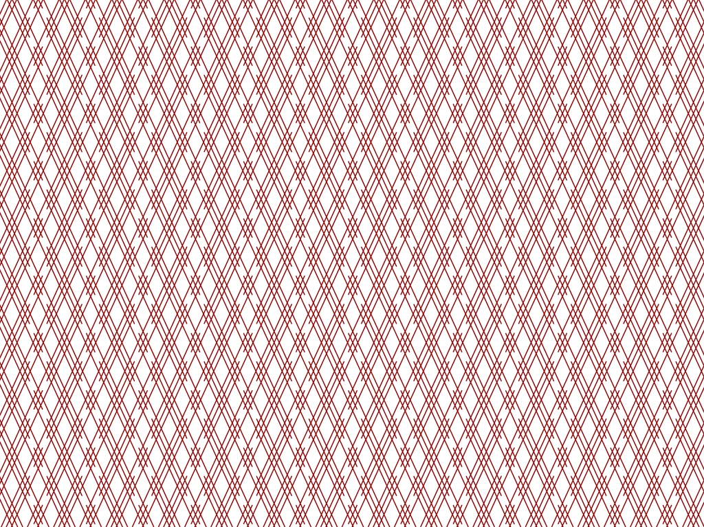 Red Vertical Diamond Pattern with White Background