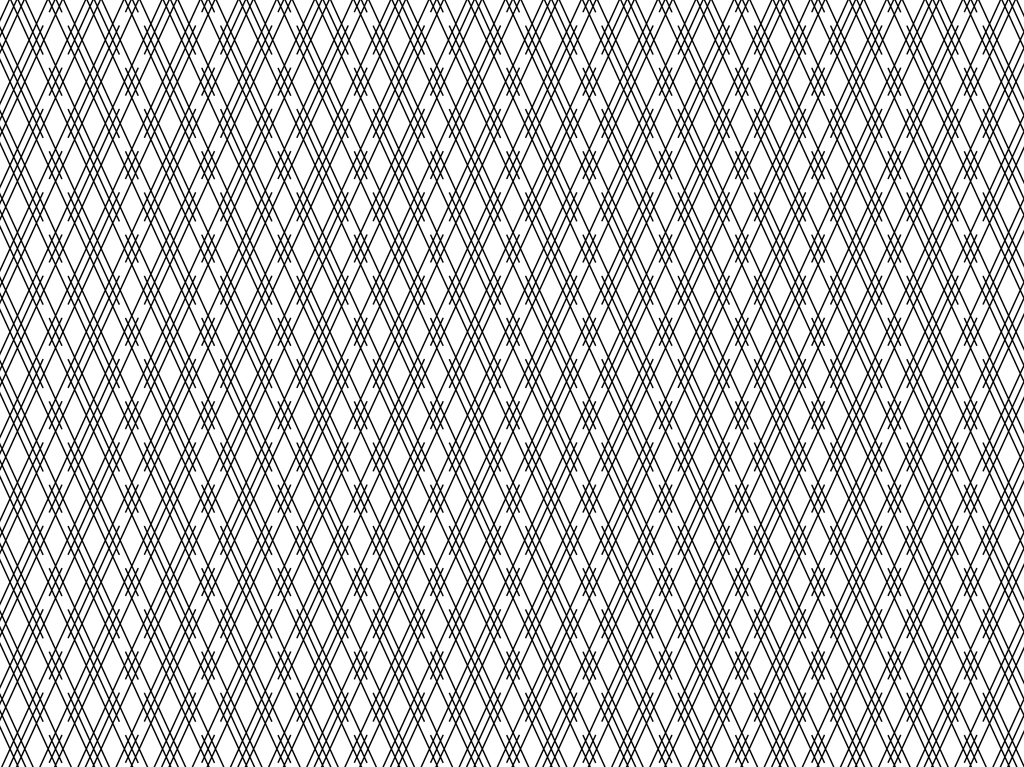 Black Vertical Diamond Pattern with White Background