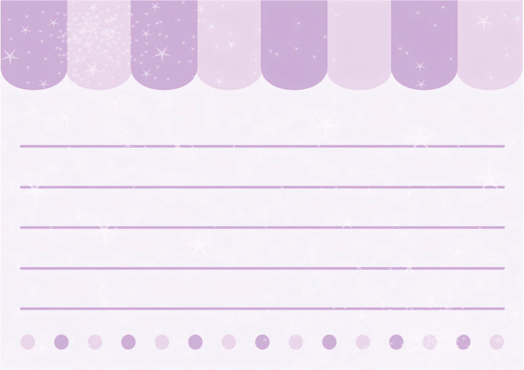 Purple Eaves and Notepaper Background