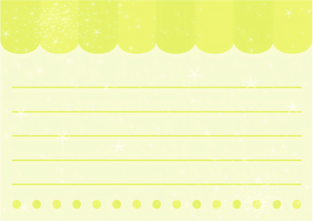 Yellow Green Eaves and Notepaper Background