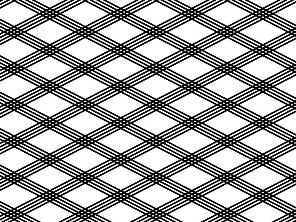 Black Diamond Pattern with White Background Illustration