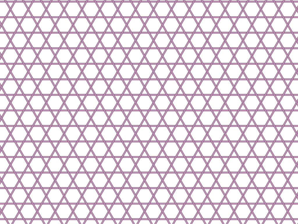 Pink Kagome Pattern with White Background Illustration