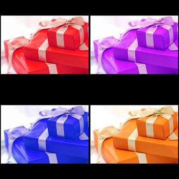 Set of 4 Three Gifts Photos