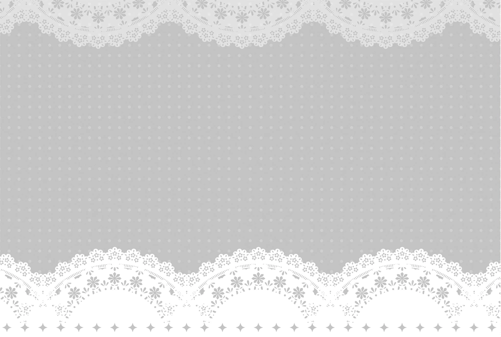 Gray Polka Dot Pattern with Lace Frame Background Illustration