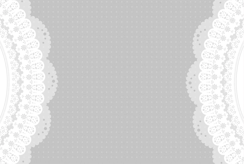 Gray Polka Dot Pattern with Lace Background Illustration