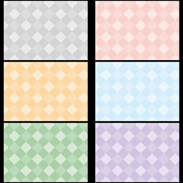 Set of 6 Diagonal Checkered Pattern Background Illustrations and Vectors