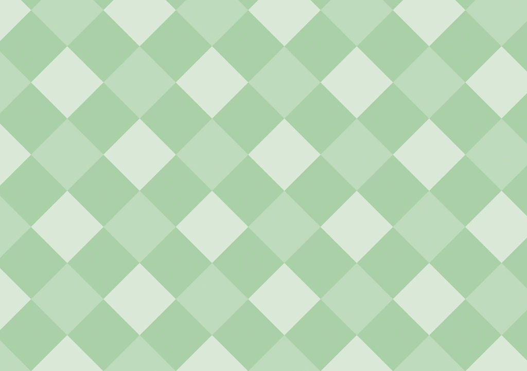 Green Diagonal Checkered Pattern Background Illustration