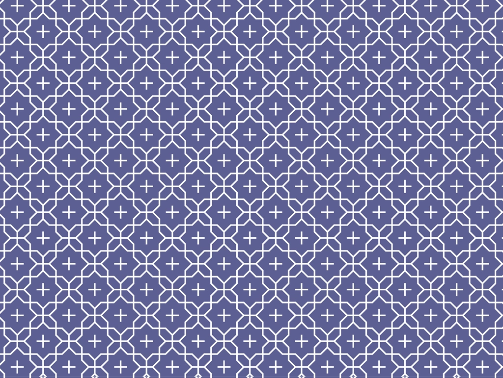 Blue Cross Flower Stab Pattern Background Illustration