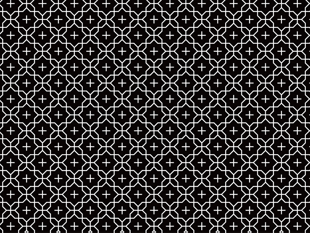 Black Cross Flower Stab Pattern Background Illustration