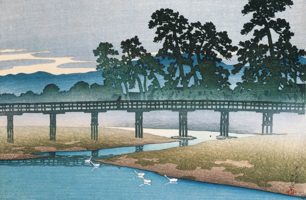 「旅みやげ 第一集 金沢浅野川」 川瀬巴水 （1920年）, 生誕130年 川瀬巴水展 郷愁の日本風景より