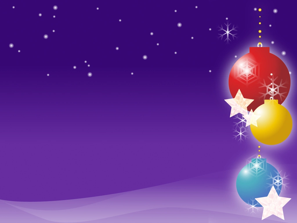 Christmas Ornament Ball with Purple Background Illustration