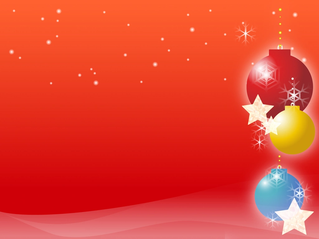 Christmas Ornament Ball with Red Background Illustration