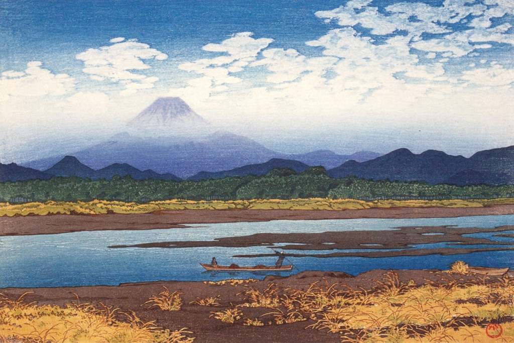 「東海道風景選集 馬入川」 川瀬巴水 （1931年）, 生誕130年 川瀬巴水展 郷愁の日本風景より