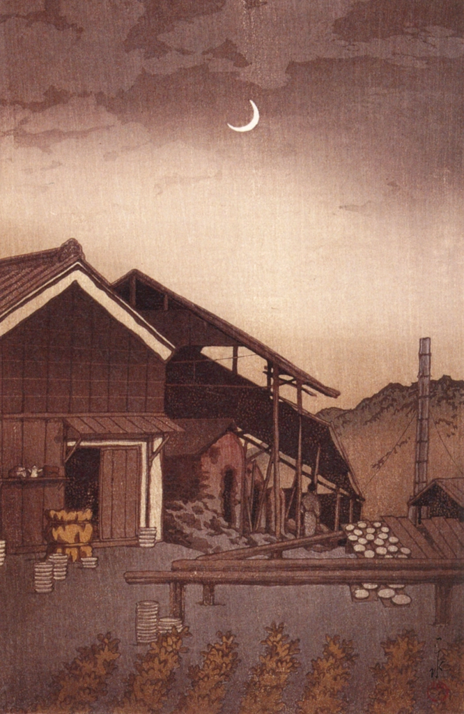 「東海道風景選集 尾州瀬戸」 川瀬巴水 （1934年）, 生誕130年 川瀬巴水展 郷愁の日本風景より