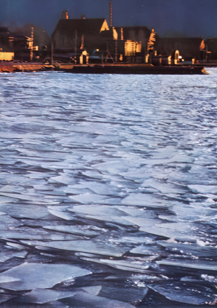 Frozen Lake by Masae Koike, from Asahi Camera Annual 1956