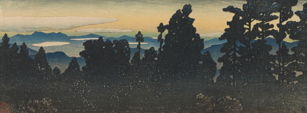 Ikaho in Summer by Hasui Kawase (1919), from Smithsonian National Museum of Asian Art