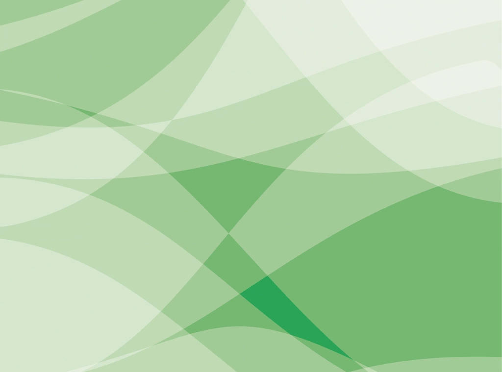 Green Abstract Overlapping Background Illustration