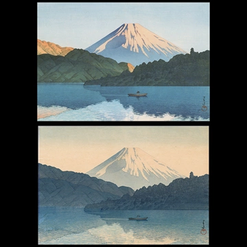 Lake Ashi, Hakone by Hasui Kawase (1935)