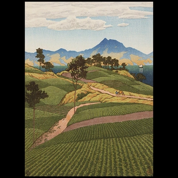 Selected Views of Japan: No. 7, Onsengatake Seen from Amakusa by Hasui Kawase (1922)