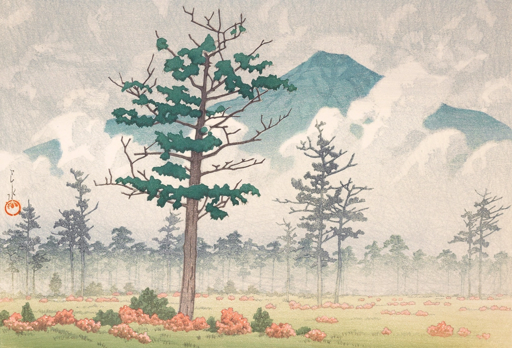 Senjogahara, Nikko by Hasui Kawase (1936) | from MutualArt