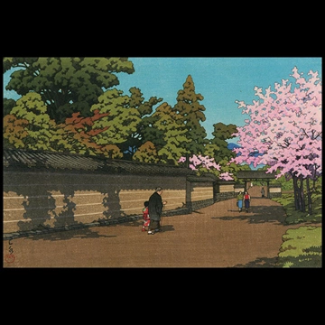 「醍醐之春（京都）」 川瀬巴水 （1950年）