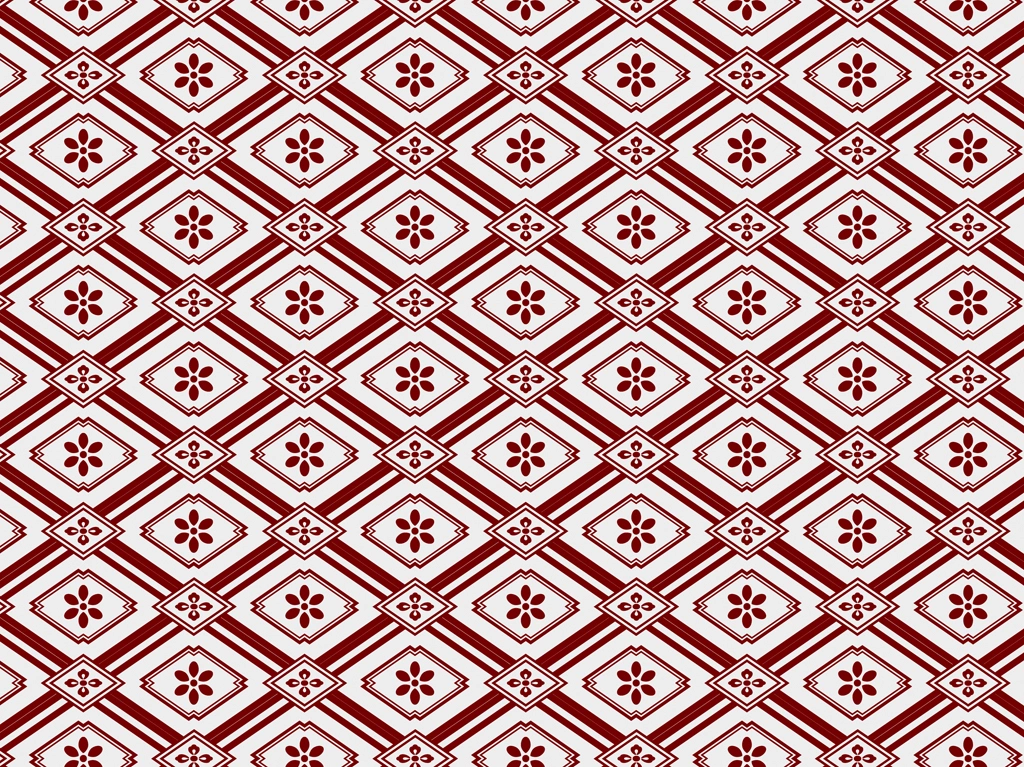 Set of 5 Rhombus Plaid Pattern Background Illustrations and Vectors | Red and White