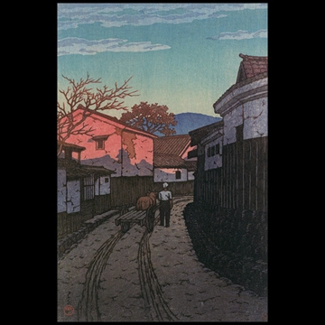 「和田浜（香川県）」 川瀬巴水 （1954年）