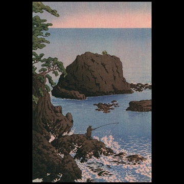 「熱海錦浦」 川瀬巴水 （1940年）