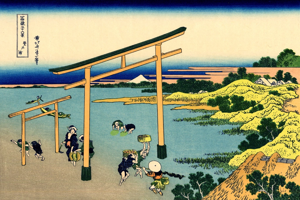 Thirty-Six Views of Mount Fuji: Noboto Bay by Katsushika Hokusai (1830) | from Visipix