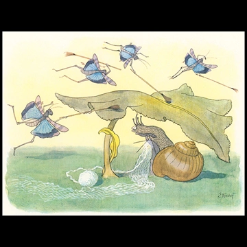 Mrs. Snail from “Lenzgesind” by Ernst Kreidolf