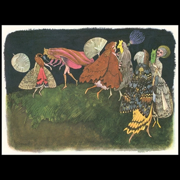 Butterflies’ Carnival from “Lenzgesind” by Ernst Kreidolf