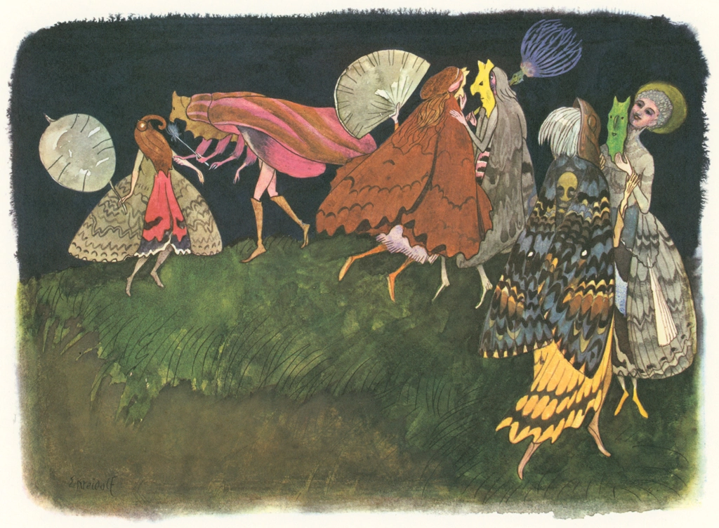 Butterflies’ Carnival from “Lenzgesind” by Ernst Kreidolf | from NorthSouth Books