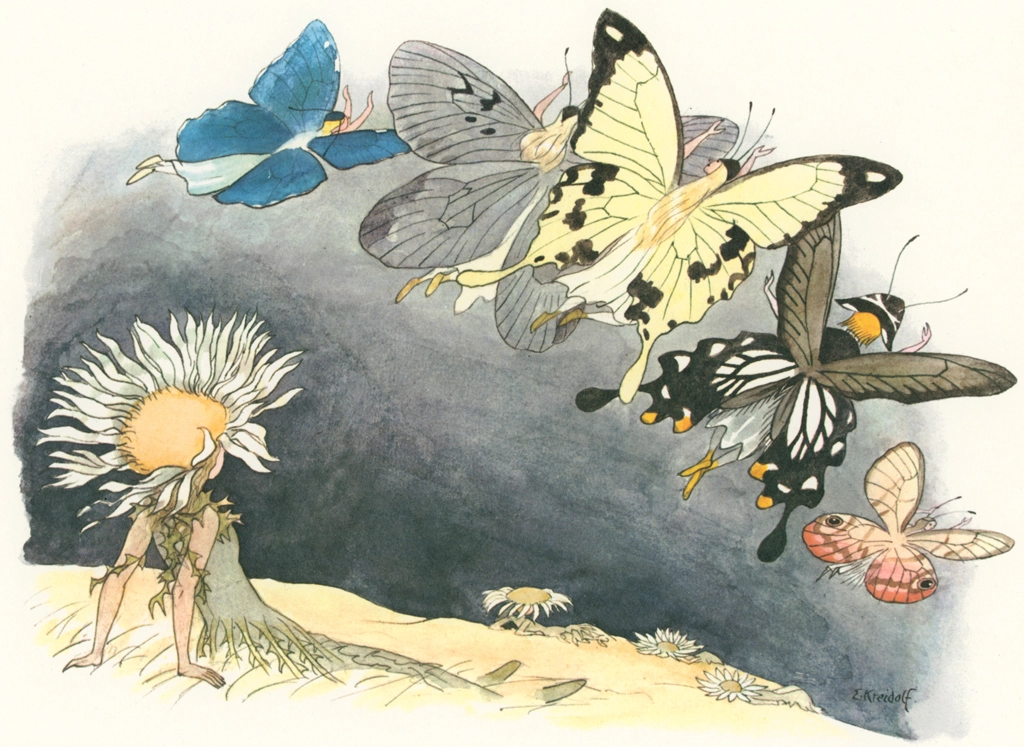 Magical Birds from “Lenzgesind” by Ernst Kreidolf | from NorthSouth Books