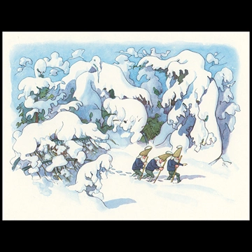 Among Snow Monsters from “Winter’s Tale” by Ernst Kreidolf