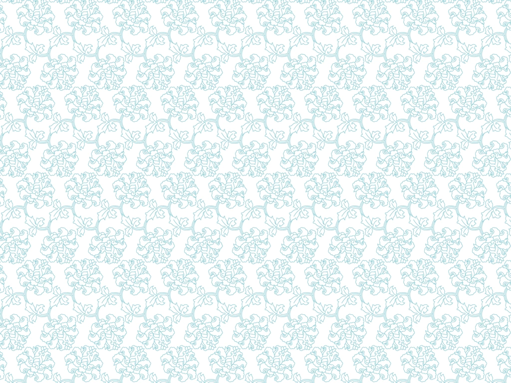 Set of 6 Floral Calico Pattern Background Illustrations and Vectors | Green and White