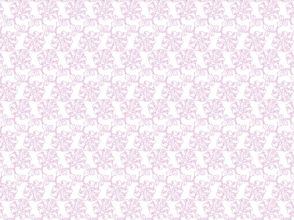 Set of 6 Floral Calico Pattern Background Illustrations and Vectors | Pink and White