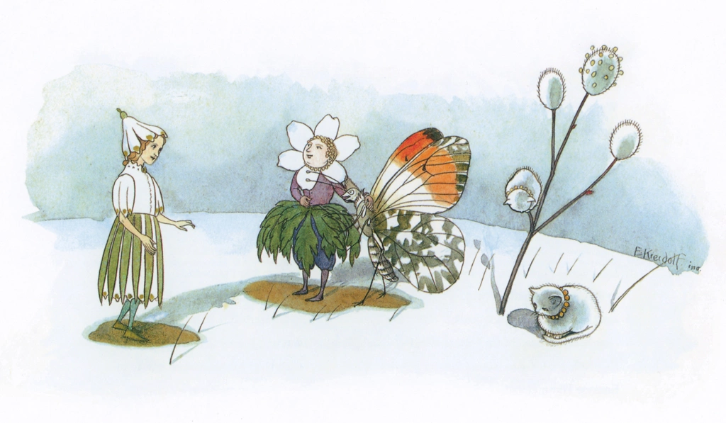 The First Flowers from “Flower Fairy Tales” by Ernst Kreidolf | from NorthSouth Books