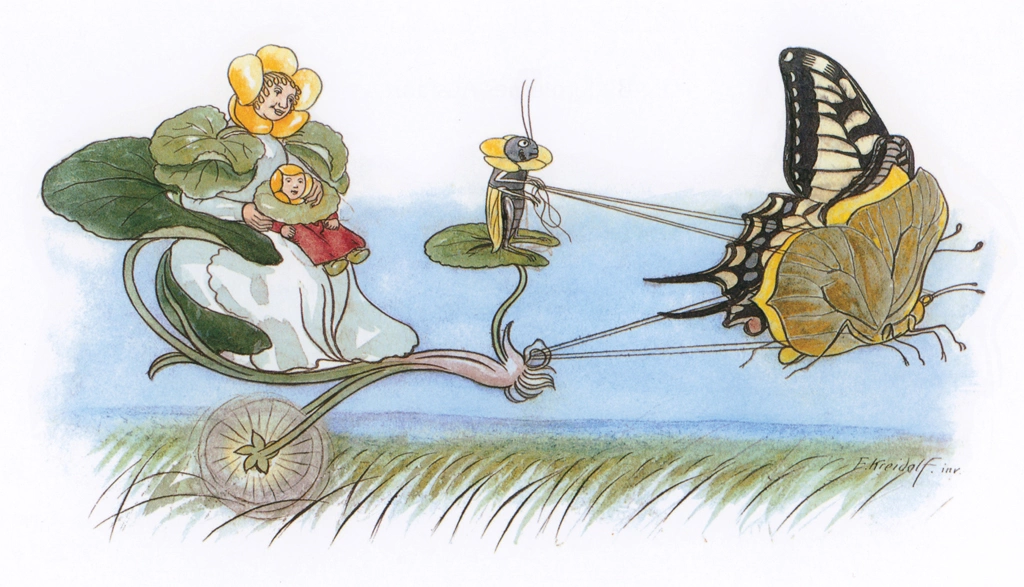 Buttercup’s Excursion from “Flower Fairy Tales” by Ernst Kreidolf | from NorthSouth Books