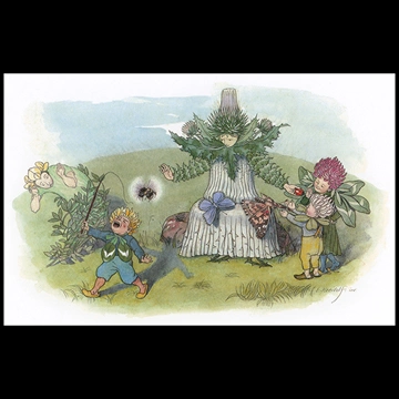 Nice and Naughty Children from “Flower Fairy Tales” by Ernst Kreidolf