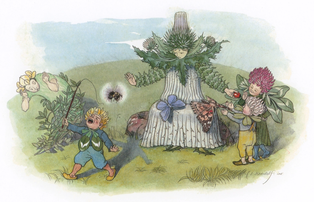 Nice and Naughty Children from “Flower Fairy Tales” by Ernst Kreidolf | from NorthSouth Books