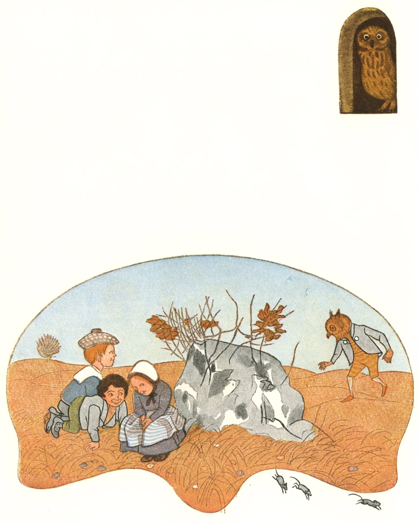 Hide-and-Seek from “Fitzebutze” by Ernst Kreidolf | from Holp Shuppan