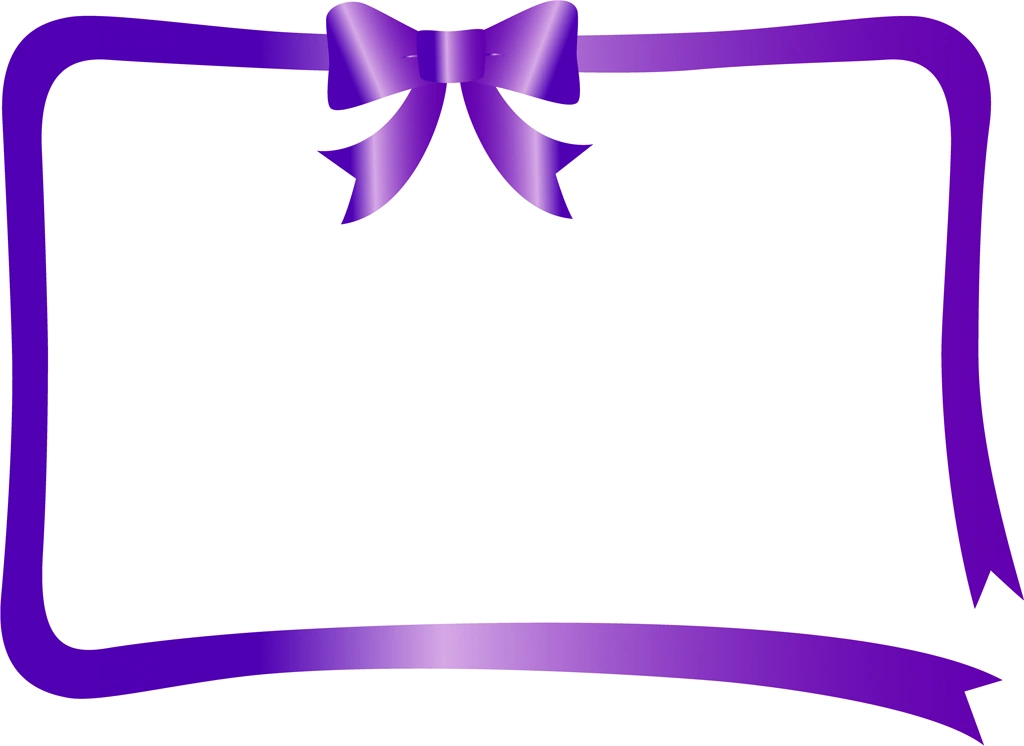 Set of 6 Ribbon Frame Background Illustrations and Vectors | Purple